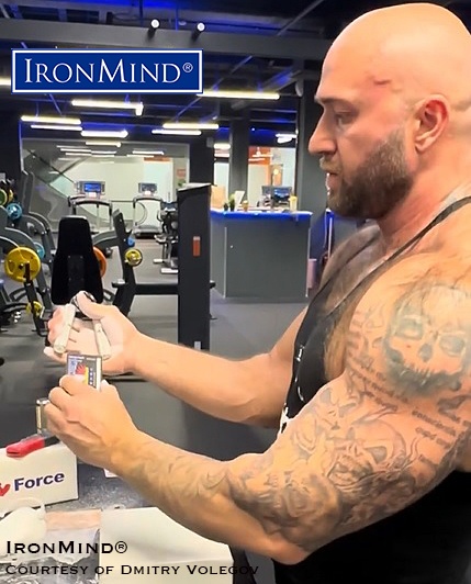 40-year old Dmitry Volegov has been certified on the Captains of Crush No. 3.5 gripper. Volegov is 6’ 2”, 230-lb. and he has 28 years of MMA experience. IronMind® | Image courtesy of Dmitry Volegov