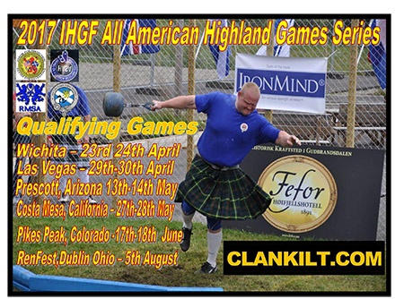 Highland Games athletes around the USA will be able to take part in the IHGF All-American series. IronMind® | Artwork courtesy of IHGF