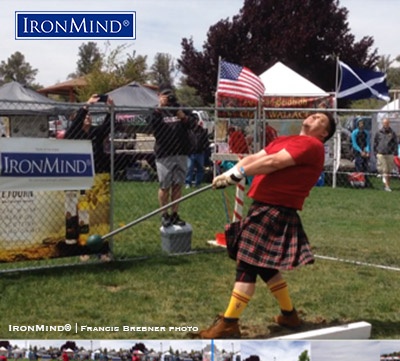 Kyle Lillie is a name to remember in the Highland Games heavy events. IronMind® | Photo courtesy of Francis Brebner