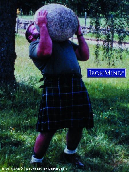 Since Steve Jeck’s letter (and photo) to the editor—highlighting his experience lifting the Inver Stone—were published in the January 1994 (Volume 1, Number 4) issue of MILO, the stone lifting world has never been the same. IronMind® | Courtesy of Steve Jeck
