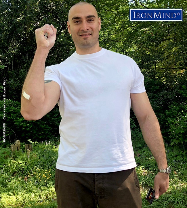 Bojan Pejic has been certified on both the Captains of Crush No. 3 and No. 3.5 gripper, proving himself to be among the world’s elite in terms of crushing grip strength. IronMind® | Courtesy of Bojan Pejic