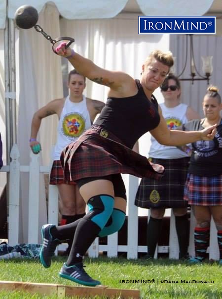 Heather MacDonald came to the Highland Games from track and has made her mark on the sport. IronMind® | Dana MacDonald photo