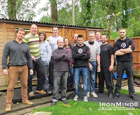 Here’s the lineup for the 2014 British Grip Championships, promoted by David Horne and likely the last contest at his Grip Factory–Stafford.  IronMind® | Photo courtesy of David Horne