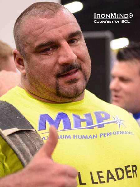 Currently in the SCL leader’s shirt, Ervin Katona is part of the field of top professional strongman competitors slated to compete in Finland this coming weekend.  IronMind® | Photo courtesy of SCL