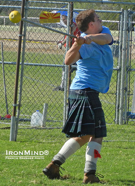 James Dawkins “was in a league of his own” on both hammers. IronMind® | Francis Brebner photo