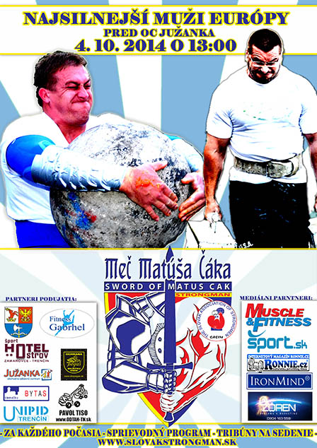 European strongman competitors will lock horns in Trencin, Slovakia on Saturday in the Sword of Matúš Čák. IronMind® | Image courtesy of Pavel Guga