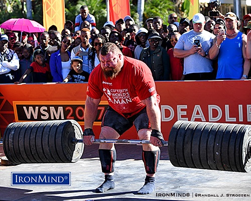 When did Eddie Hall become the World's Strongest Man, what is the