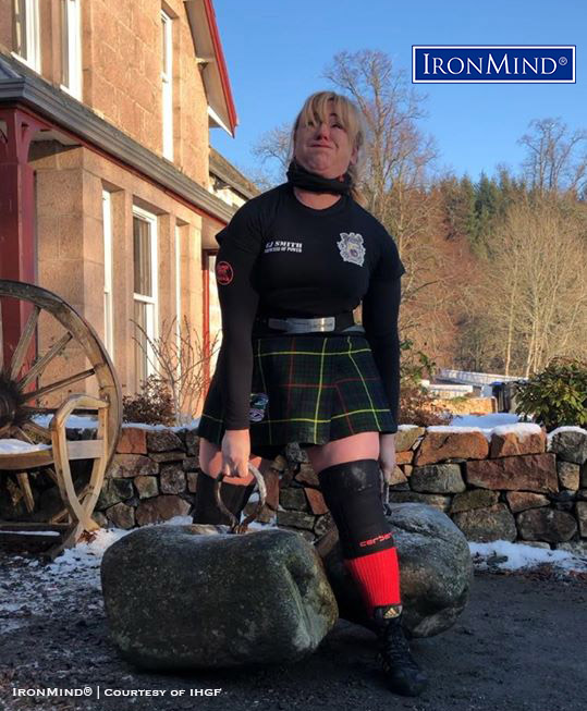 Dinnie Stones Aloft: Emmajane Smith Makes Historic Lift