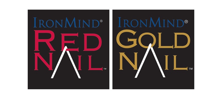 IronMind pioneered certifying meritorious, standardized steel bends with the introduction of the Red Nail Roster in 1995. IronMind introduced the Gold Nail in 2011. ©IronMind Enterprises, Inc.