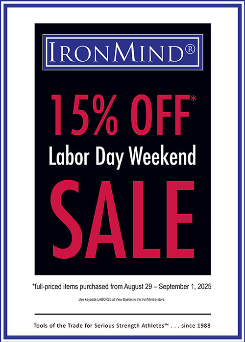 2025 IronMind Memorial Sale
