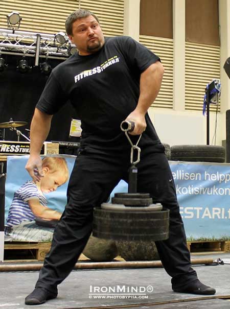 Speaking of the Third Annual IronMind Grip Classic, Jyrki Rantanen told IronMind, “The pre-favorite for the men´s competition is last year’s winner, Alexey Tyukalov."  IronMind® |  Photo by www.photobypiia.com