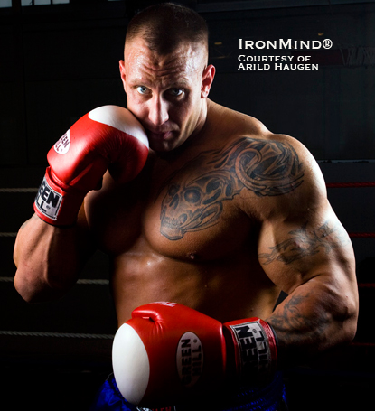 Fast, fit and powerful - former World’s Strongest Man competitor Arild Haugen has transferred his skills from the strongman circuit to the boxing ring.  IronMind® | Courtesy of Arild Haugen.