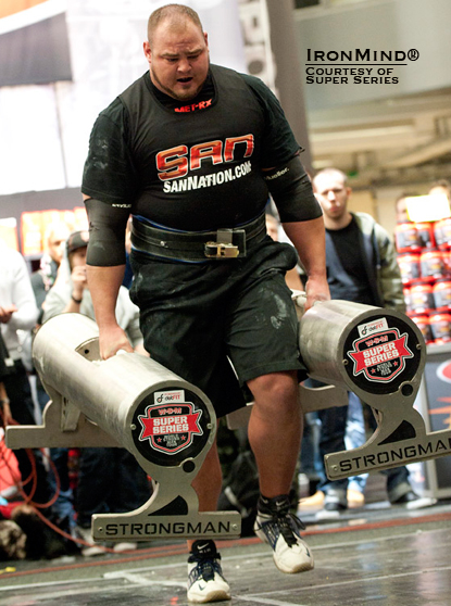 Brian Shaw motored away from the field at the World Strongman Super Series final in Sweden.  IronMind® | Photo courtesy of World Strongman Super Series.