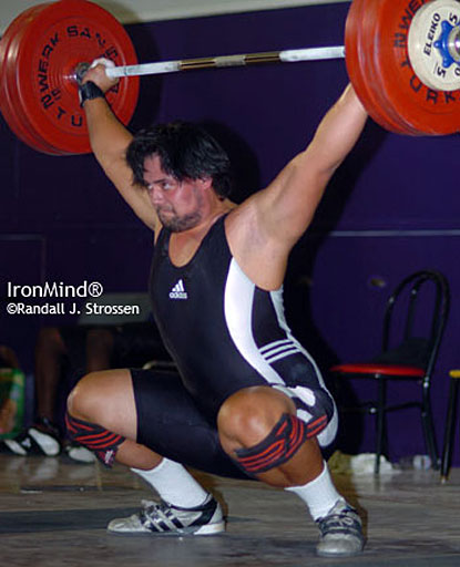 Brian Wilhelm - another young PWA weightlifter on the rise.  IronMind® | Randall J. Strossen photo.