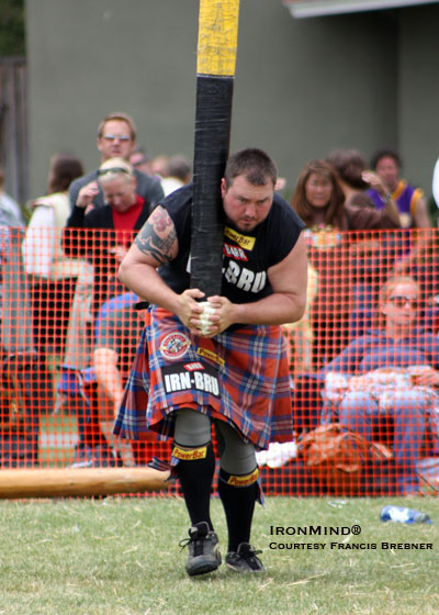 Larry Brock turned in another impressive performance at the Alaska Highland Games. IronMind® | Photo courtesy of Francis Brebner.