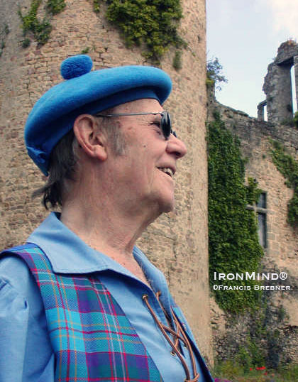 David Webster, OBE, the world’s leading expert on the history of the Highland Games.  IronMind® | Francis Brebner photo.