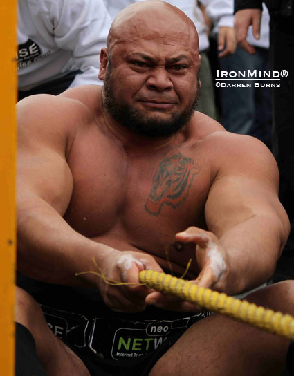 Derek Boyer won Australia’s Strongest Man and is therefore on his way to the World’s Strongest Man contest, for his eighth appearance in 15 years.  IronMind® | Darren Burns photo.