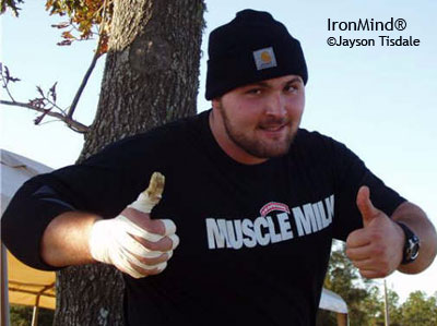 Eric Frasure capped off his 2008 Highland Games season with another win. IronMind® | Jayson Tisdale photo.