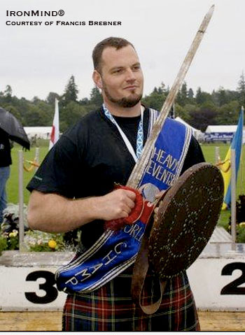 Gregor Edmunds added another feather to his cap by winning the Fergus Highland Games. IronMind® | Photo courtesy of Francis Brebner.