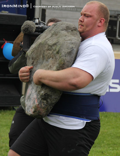 Hafþór Júlíus Björnsson walked away with a dominating win at the Iceland’s Strongest Man contest.  IronMind® | Photo courtesy of Hjalti Arnason.