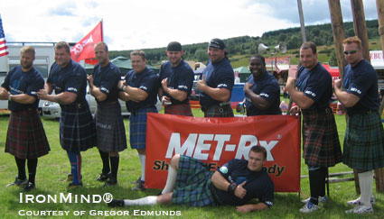 Here’s the lineup for 2009 Callendar Highlander Challenge.  IronMind® | Photo courtesy of Gregor Edmunds.