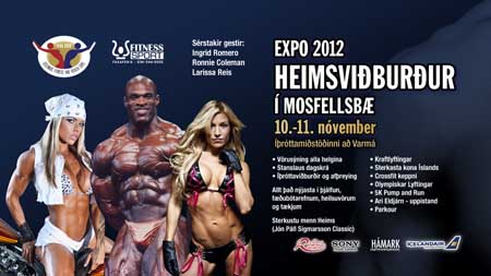 Thousands of fans are expected to show up for the Icelandic Fitness and Health Expo November 10 - 11.  IronMind® | Artwork courtesy of the Icelandic Fitness and Health Expo.
