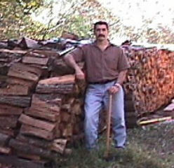 Besides being on the cutting edge of grip training, Joe Kinney would be our first pick any time we needed help splitting firewood. IronMind® | Photo courtesy of Joe Kinney.