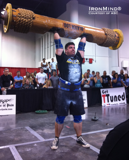 ASC Olympia Strongman Challenge Mike Burke in the Lead