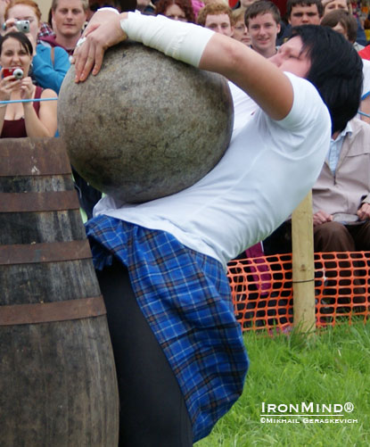The World Strongman Fest 2011 is set for August 23 -24 and will feature top strongman and strongwoman competitors from around the world, including Nina Gerya, who is coming off a second place finish at the Women’s Highlander World Championships.  IronMind® | Mikhail Geraskevich photo.