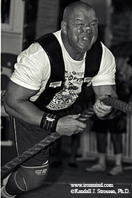 Odd Haugen tearing up the pavement at the 2000 Beauty and the Beast strongman contest (Honolulu, Hawaii). IronMind® | Randall J. Strossen, Ph.D. photo.