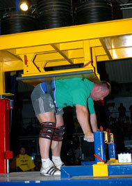 Where better than Louis Cyr country to reintroduce the backlift? Raimonds Bergmanis gives the Cyr specialty a go in Quebec, Canada. IronMind® | Randall J. Strossen, Ph.D. photo.