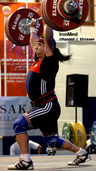 See top American weightlifters like Robert Murphy at the 2007 Arnold as they compete for positions on the US team going to the World Weightlifting Championships, which is an Olympic qualifying event. IronMind® | Randall J. Strossen, Ph.D. photo.