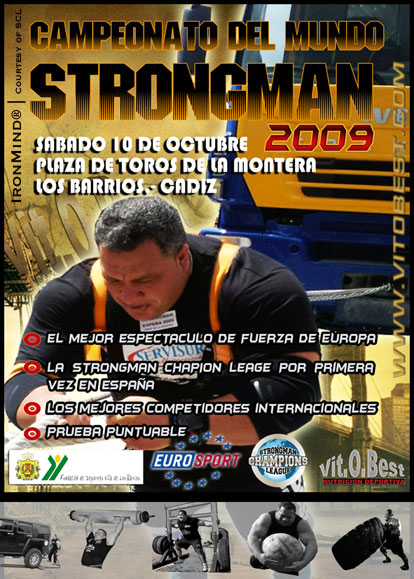 Strongman Champions League is debuting in Spain this weekend.  IronMind® | Artwork courtesy of Marcel Mostert/SCL.