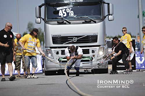 Strongman Champions League (SCL) is introducing a new competition format in its Truck Pull World Championships, with elimination rounds cutting the field until only the finalists remain.  IronMind® | Photo courtesy of SCL