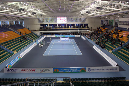 This state of the art tennis center in Khanty-Mansiysk, Russia will be hosting the World Strongman Federation World Cup finale. IronMind® | Image courtesy of Vlad Redkin.