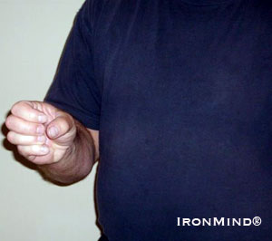 John Brookfield combines speed and power in a Captains of Crush Gripper training drill.  Use this workout to take your grip strength to the next level and develop incredible endurance.  Photos courtesy of IronMind / John Brookfield.