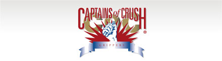 Captains of Crush Gripper Certification - since 1991.  The official mark of a world-class grip:  getting certified and setting records